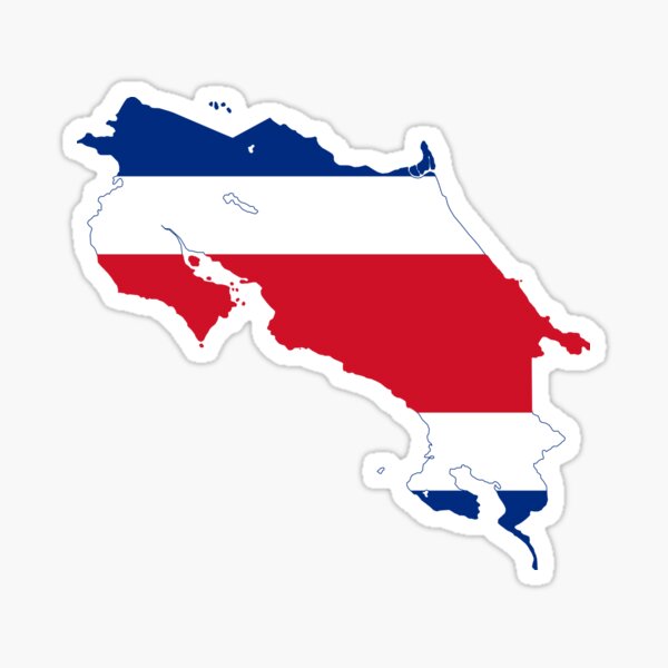 Item preview, Flag Map of Costa Rica designed and sold by abbeyz71.
