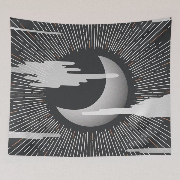 Item preview, The Moon, digital drawing, illustration designed and sold by KookiePixel.