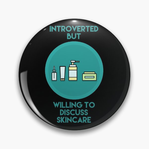Item preview, INTROVERTED BUT WILLING TO DISCUSS SKINCARE designed and sold by 30-Merch.