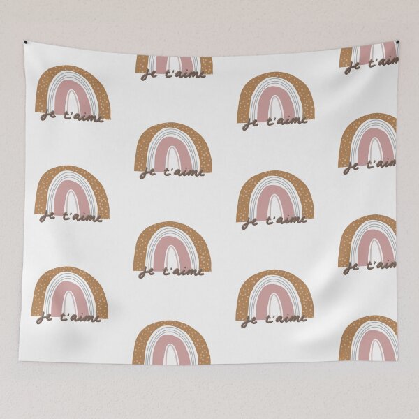 Item preview, je t'aime rainbow designed and sold by Hannah Erwin.