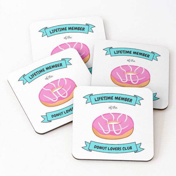 Item preview, Lifetime Member of the Donut Lovers Club designed and sold by Ninjakandy.