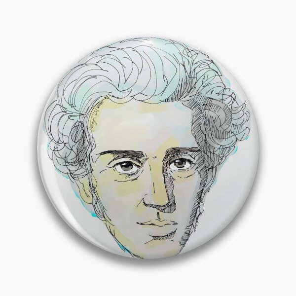 Artikelvorschau, Soren Kierkegaard Illustration entworfen und verkauft von KennyLucky.