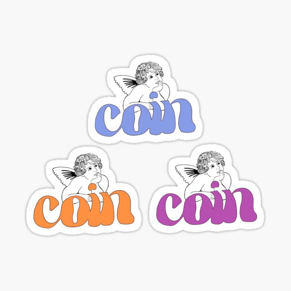 COIN band - mini cherub Sticker