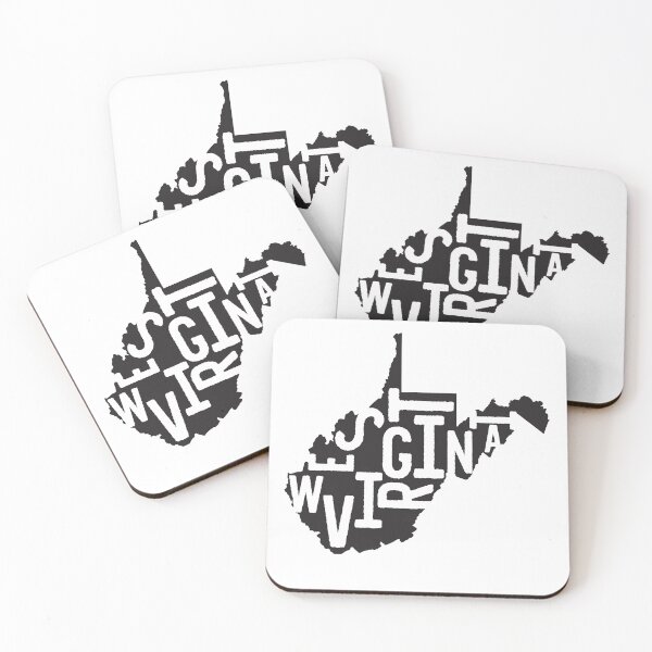 Item preview, West Virginia State Design | Vintage West Virginia Lettering Graphic | West Virginia Gift | West Virginia Map  designed and sold by crookedriverusa.