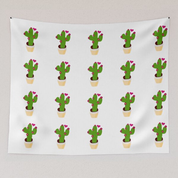 Item preview, Cute Cactus with pink flowers designed and sold by Gabrielle Freitas.