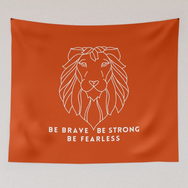 Item preview, Be Brave Be Strong Be Fearless | Happy New Year  2021| Orange | Studio M & Co designed and sold by Studio M & Co..