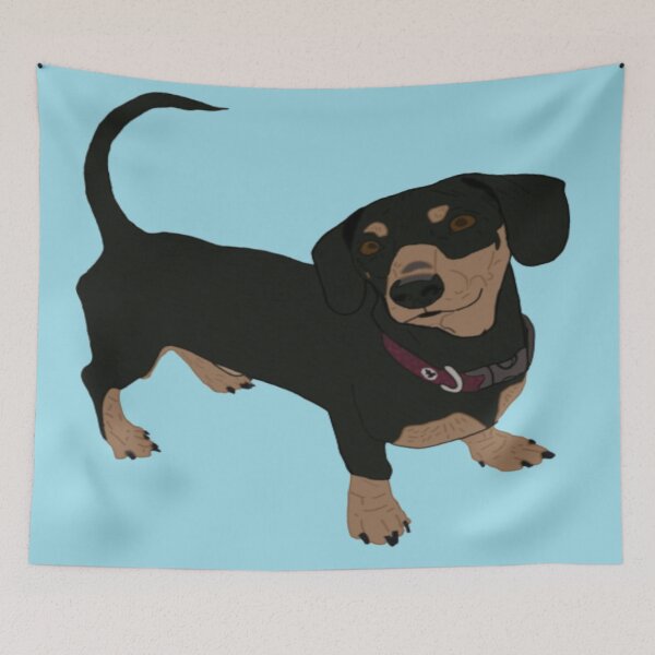 Item preview, Mini Short Haired Dachshund Dog designed and sold by Pct4.