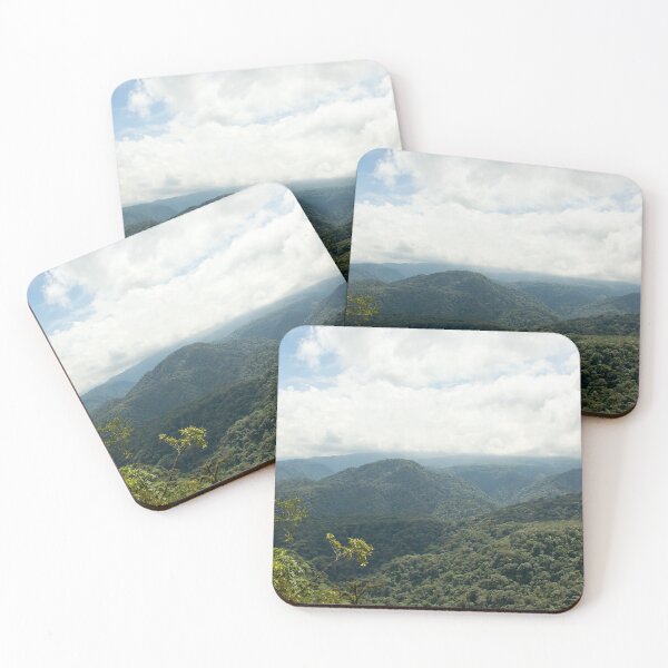 Item preview, Cloudy blue sky over deep forest - Costa Rica designed and sold by androzeledon.