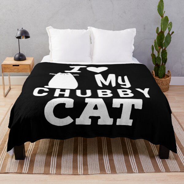 Item preview, I Love my Chubby Cat designed and sold by Brat-Cat-Shirts.