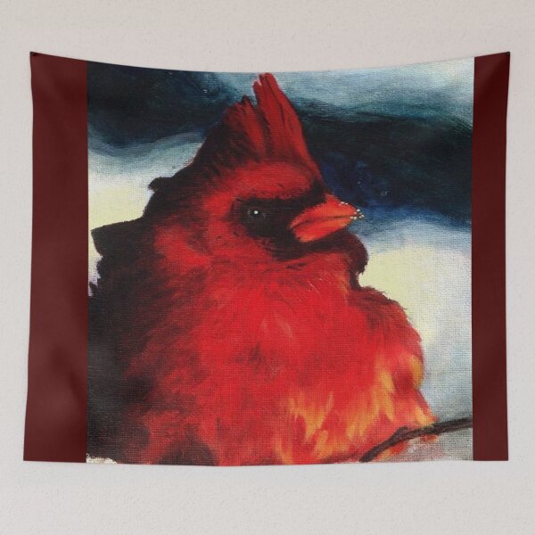 Item preview, Cardinal Bird Painting designed and sold by Lady-Lilac.
