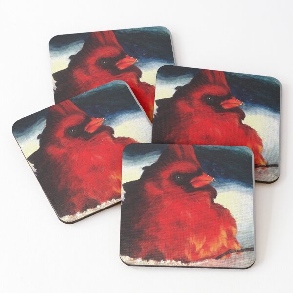 Item preview, Cardinal Bird Painting designed and sold by Lady-Lilac.