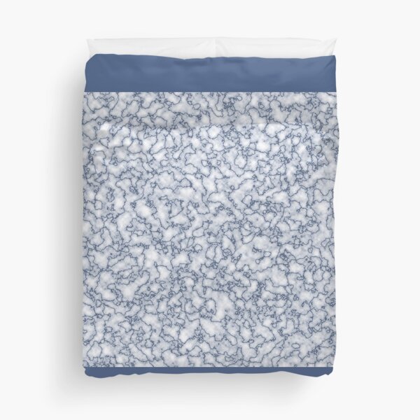 grey marble Duvet Cover