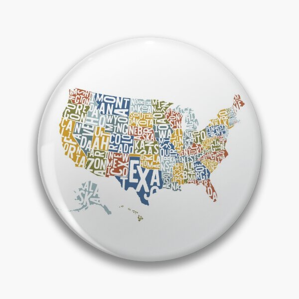 Item preview, USA Map States Design | United States Map | USA Map Gift | USA Vintage Color Map designed and sold by crookedriverusa.