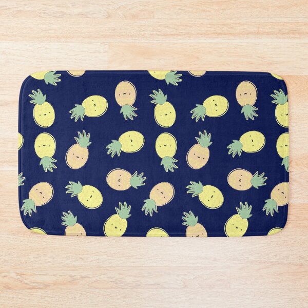 Item preview, Smiling pineapples yellow and orange designed and sold by Arinom.
