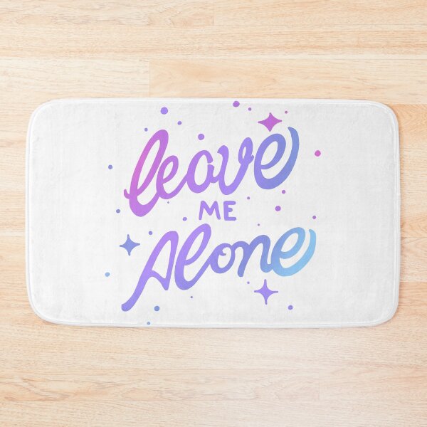 Item preview, Leave Me Alone - Sassy Aesthetic Vectorwave Typography designed and sold by jdotrdot712.