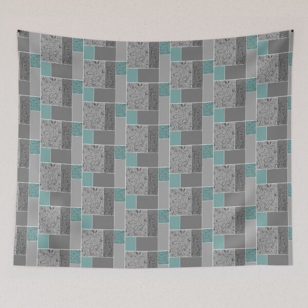 Item preview, Gray-turquoise marble designed and sold by Ninaeva.