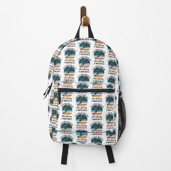 Item preview, Education Is Important But Skiing Is Importanter designed and sold by azmndesigns.