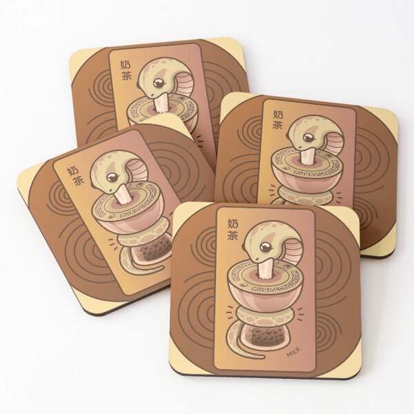 Item preview, Boba Constrictor - Milk / 奶茶 designed and sold by HunterLongley.