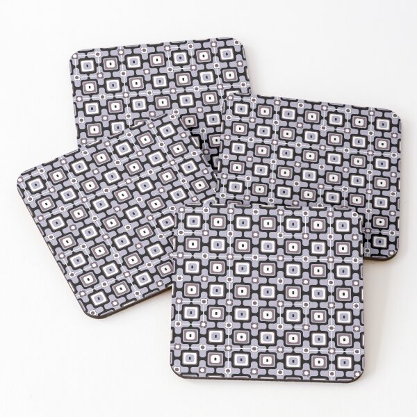 Item preview, Retro Block Pattern 4 designed and sold by MaryJaneRC.
