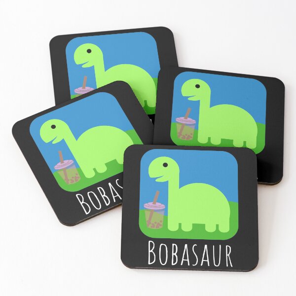 Item preview, Boba Tea Bubble tea Dinosaur designed and sold by Tranquilarrow.