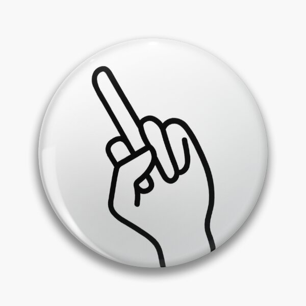 Item preview, Funny middle finger pattern  designed and sold by synthesizer.
