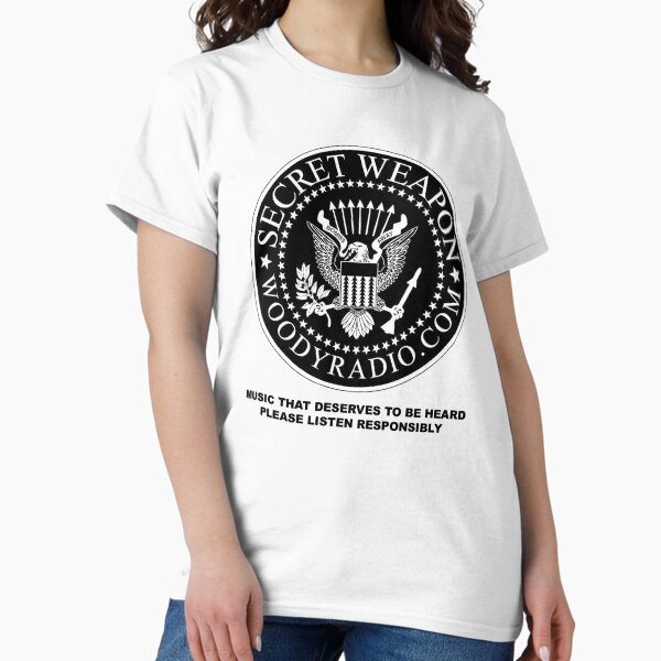 Secret Weapon Logo with Slogan Classic T-Shirt