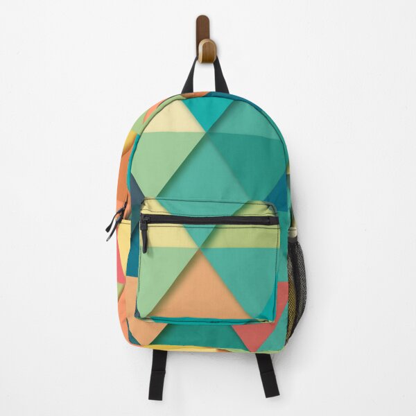 Item preview, Colorful triangles crystal pattern designed and sold by Redchilly.