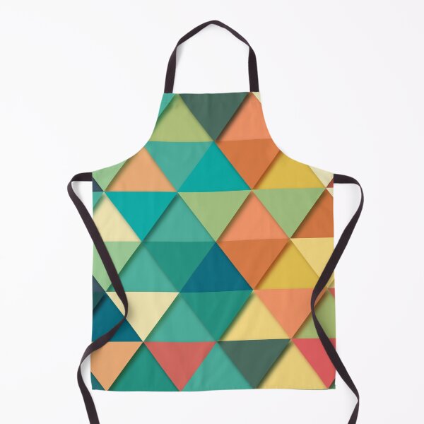 Item preview, Colorful triangles crystal pattern designed and sold by Redchilly.