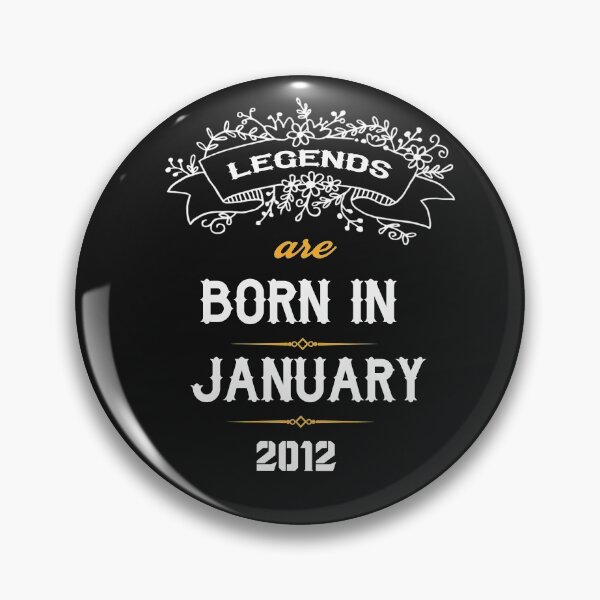 Item preview, legends are born in january 2012 - birthday gifts - designed and sold by Belmzouart.