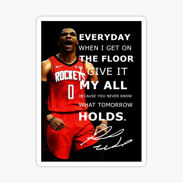 Russell Westbrook Art Stickers Redbubble