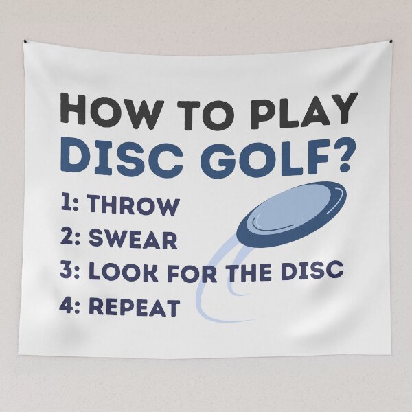Item preview, How To Play Disc Golf designed and sold by NikStore.