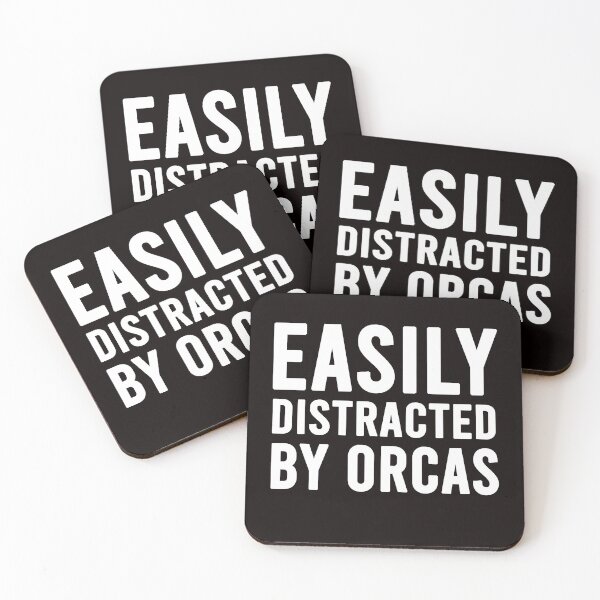 Artikelvorschau, Lustiges Orca-Sprichwort, leicht abgelenkt von Orcas, Orca-Liebhabern, rette Orcas entworfen und verkauft von Majesticoo.
