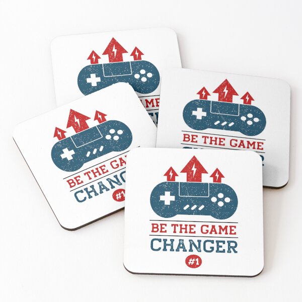 Item preview, Be The Game Changer Cool Geek Inspirational Positive Funny Gamer Quote For Youtuber designed and sold by RUCZENO.