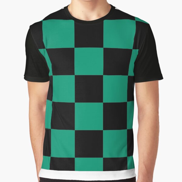 tanjiro checkered shirt