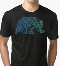 Geometric Bear - 928apparel.com Tri-blend T-Shirt
