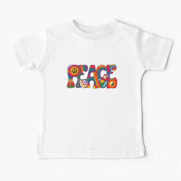 Psychedelic Peace Baby T-Shirt