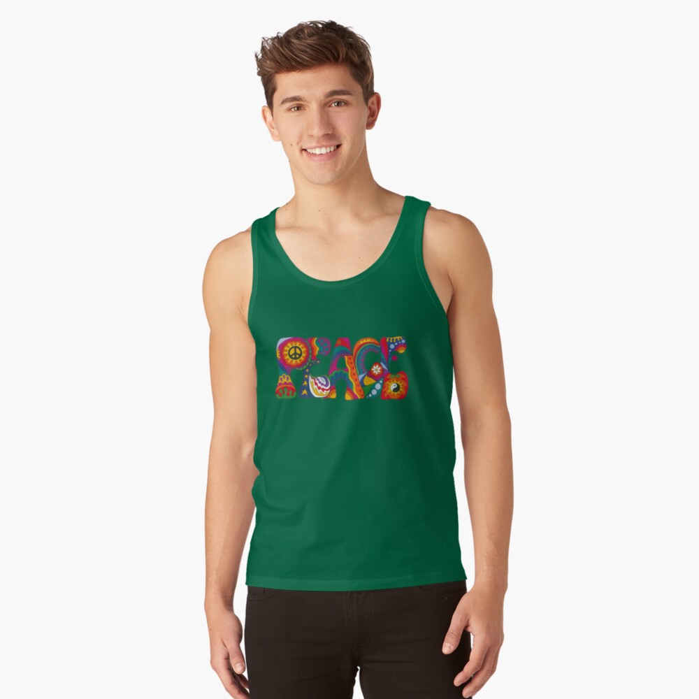 Psychedelischer Frieden Tank Top