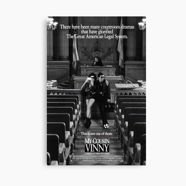 My cousin Vinny movie poster Canvas Print