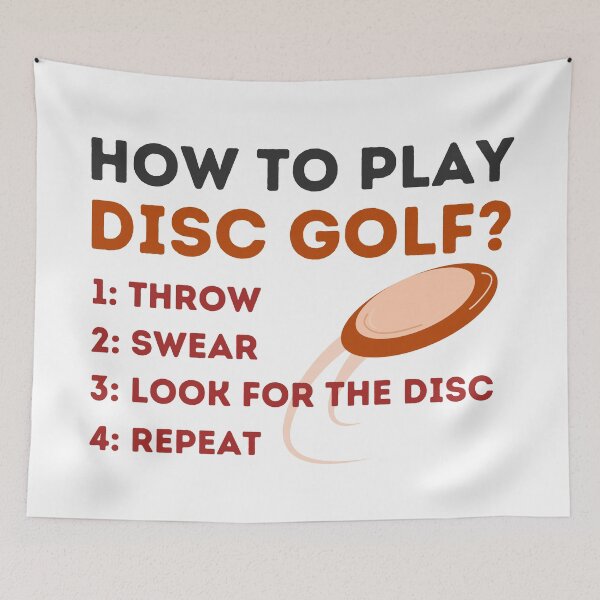 Item preview, How To Play Disc Golf designed and sold by NikStore.