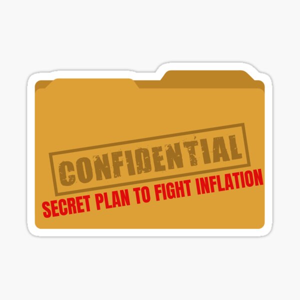 Item preview, JOSHUA LYMAN SECRET PLAN TO FIGHT INFLATION designed and sold by annabellely.