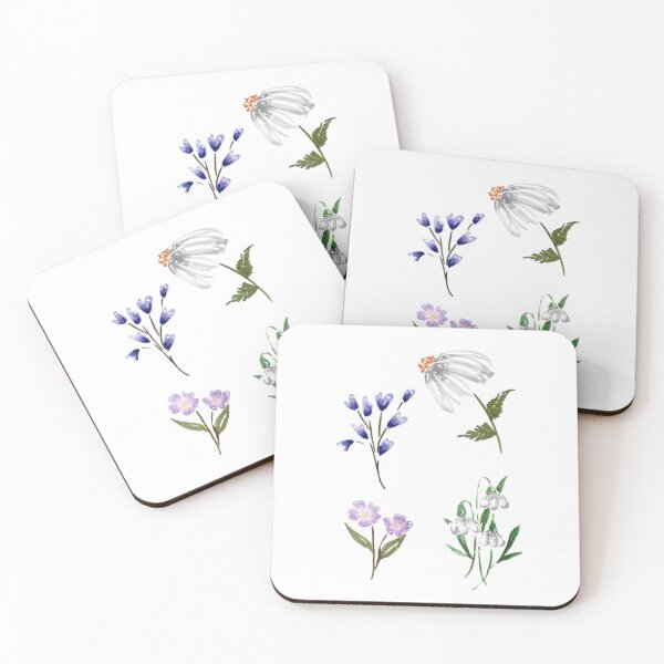 Item preview, Nature's air freshener Flower sticker pack 4 designed and sold by DoodlesFlowers.