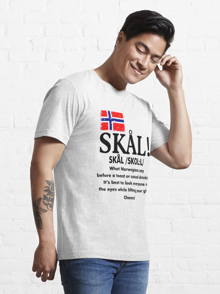 Skal Norwegian Flag Toast from Norway Hoodie