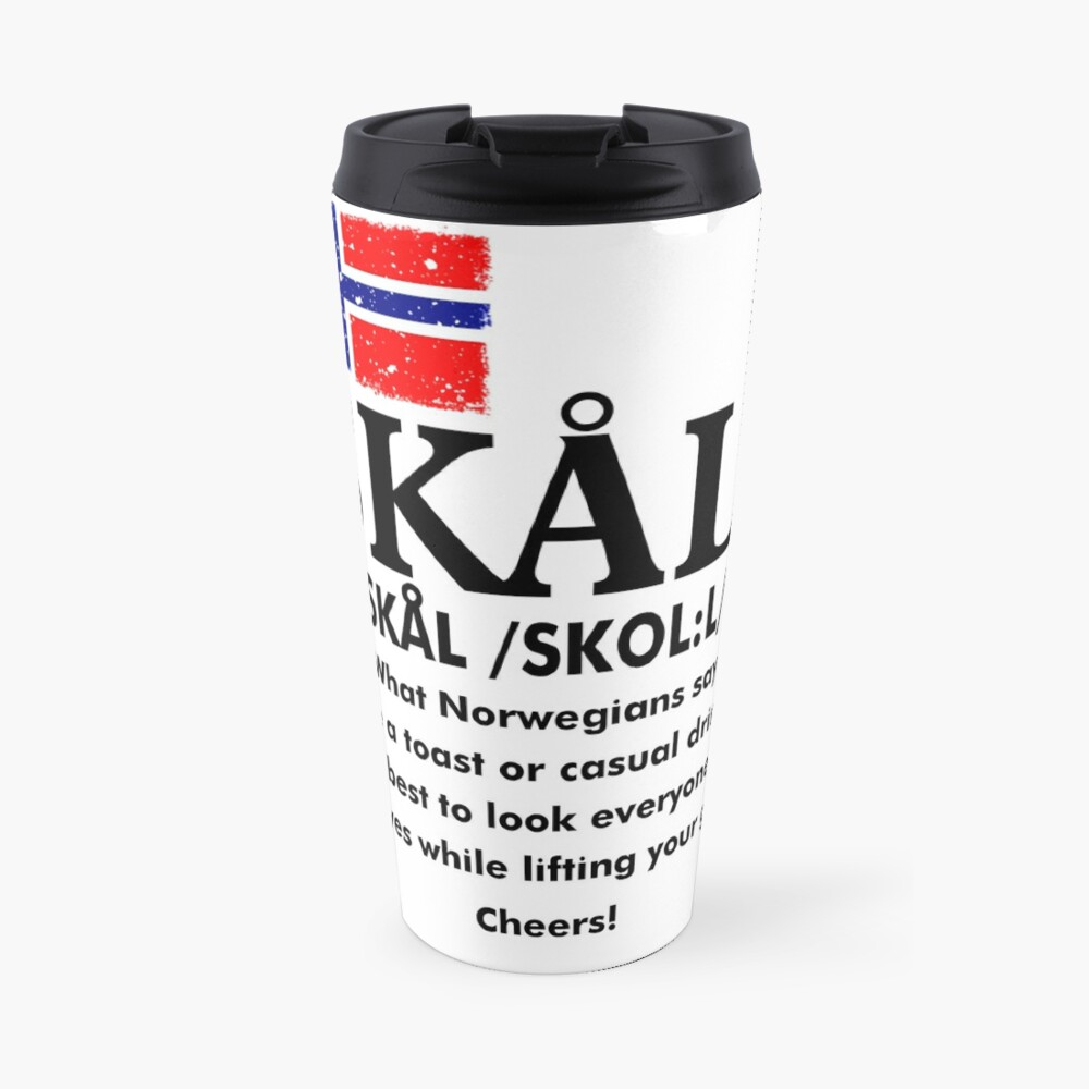 Skal Norwegian Flag Toast from Norway Hoodie