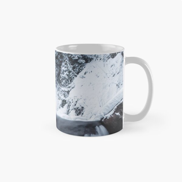 Item preview, Paisaje de un agua cae y fondo de nieve. designed and sold by Success-beyond.