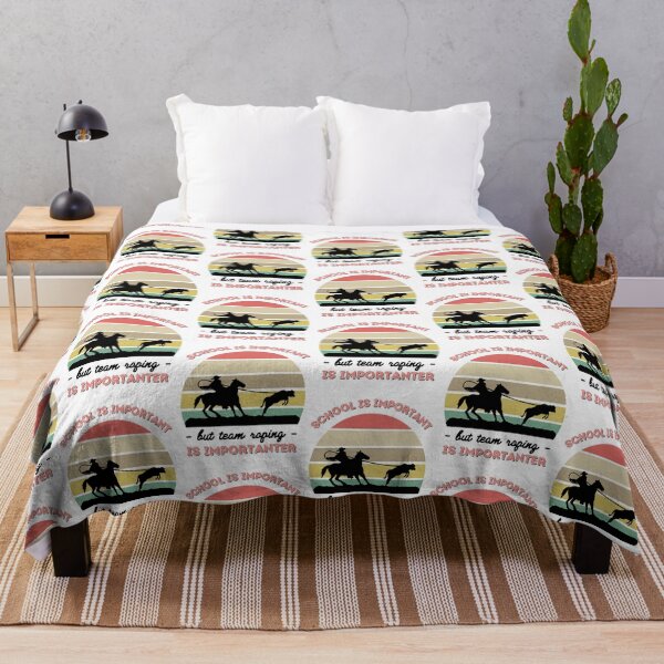 Item preview, School is important but team roping is importanter - a retro vintage design designed and sold by AnnaMelekhina.