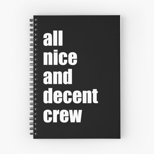 Item preview, All Nice and Decent Crew trending designed and sold by Kaliarizone.