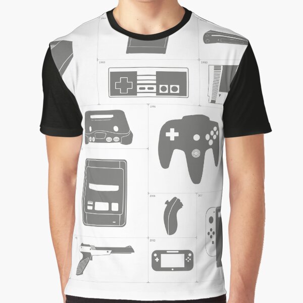 Vista previa del artículo con la obra «Historia de los videojuegos - Serie 3», diseñado y vendido por ilovealien.