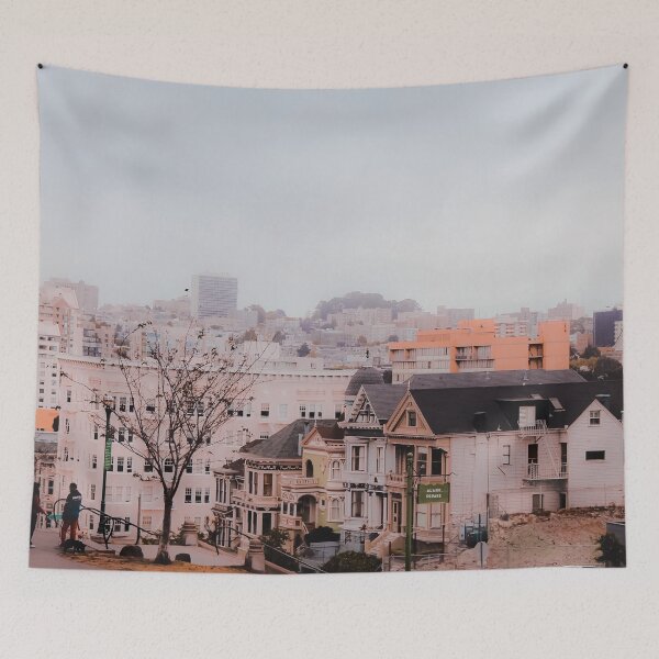 Item preview, building in the city at Alamo Square San Francisco California USA designed and sold by Mrvell.