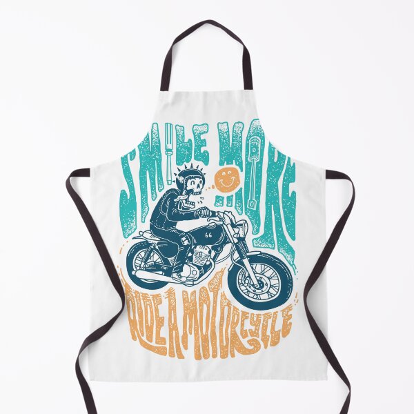 Item preview, Smile More, Ride A Motorcycle designed and sold by CAsual-Fashion.