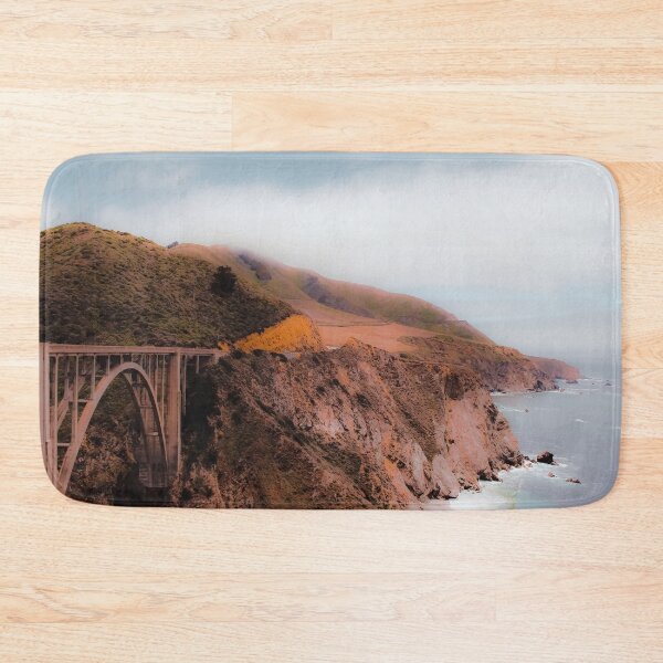 Item preview, Bridge and mountain with ocean view at Bixby Creek Bridge, Big Sur, California, USA designed and sold by Mrvell.
